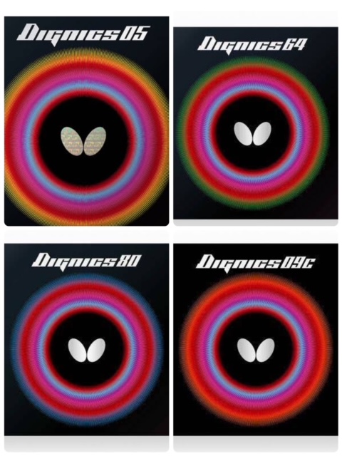 ディグニクスシリーズ4種類をレビュー それぞれのラバーの特徴を紹介 たくあんの卓球コンサルタント